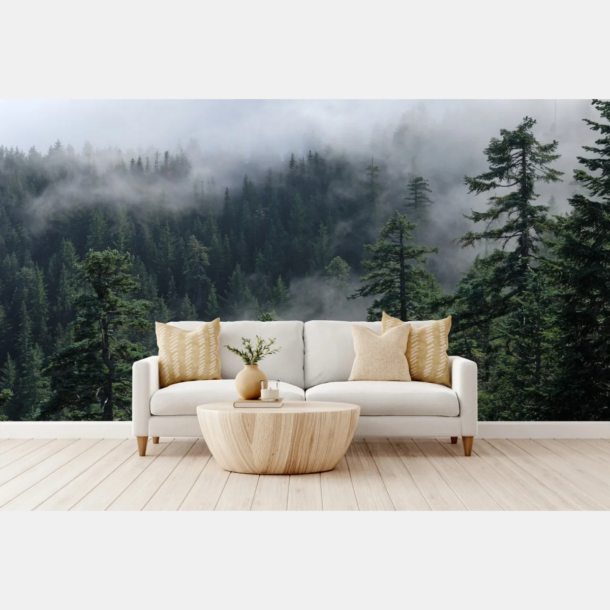 Fototapete nebliger wald vom Larch Mount, Oregon – Wallnifity® Fototapete nebliger wald vom Larch Mount, Oregon – Wallnifity®