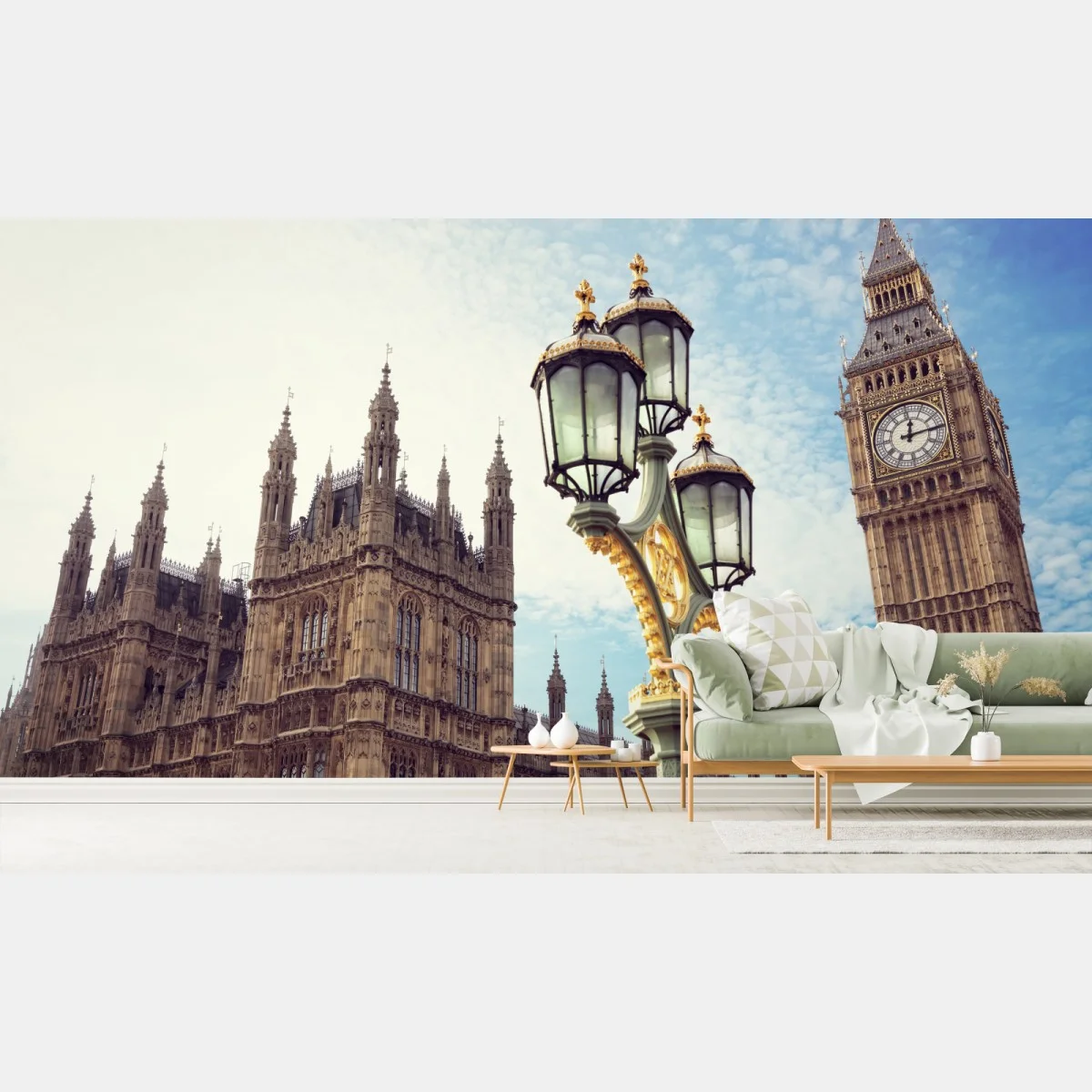 Fototapete Big Ben und Westminster-Palast in London – Wallnifity® Fototapete Big Ben und Westminster-Palast in London – Wallnifity®