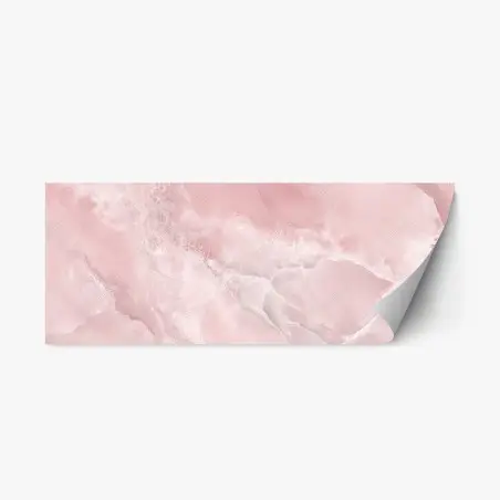 Repositionierbarer Aufkleber zarte rosa marmortextur – Wallnifity®