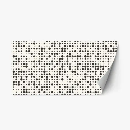 Repositionierbarer Aufkleber minimalistisches punktmuster – Wallnifity®