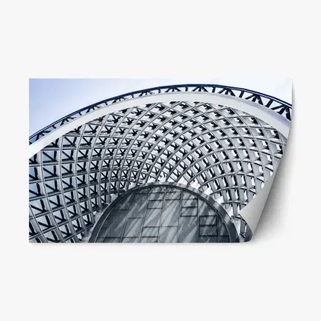 Repositionierbarer Aufkleber geometrischer bogen moderner architektur – Wallnifity®