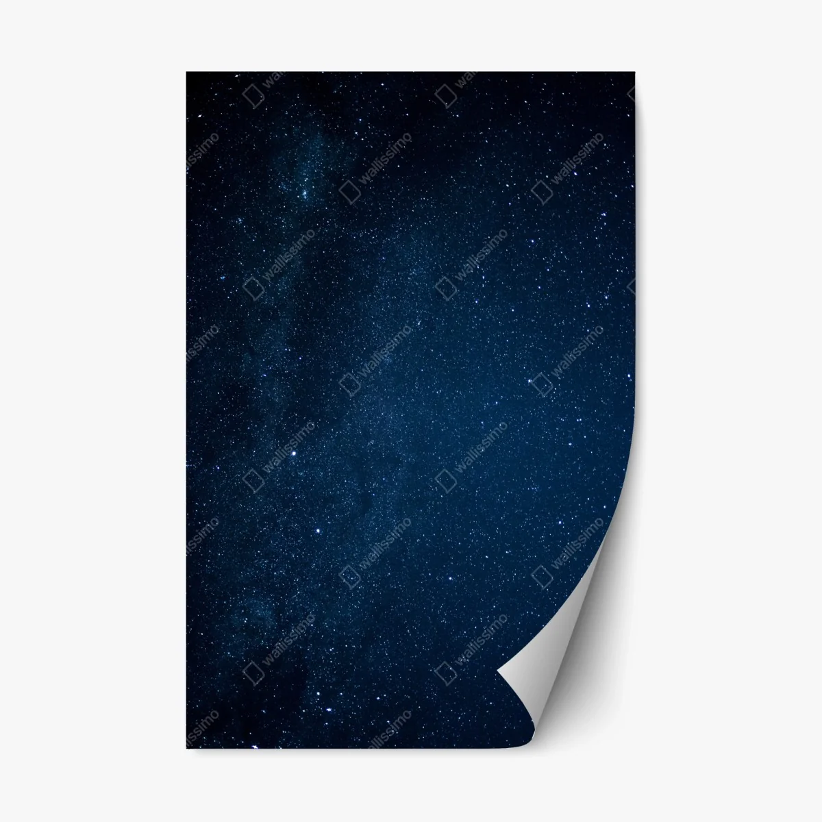 Repositionierbarer Aufkleber tiefblauer sternenhimmel – Wallnifity® Repositionierbarer Aufkleber tiefblauer sternenhimmel – Wallnifity®