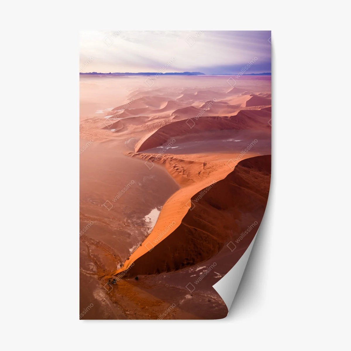 Repositionierbarer Aufkleber dünen von Sossusvlei – Wallnifity® Repositionierbarer Aufkleber dünen von Sossusvlei – Wallnifity®
