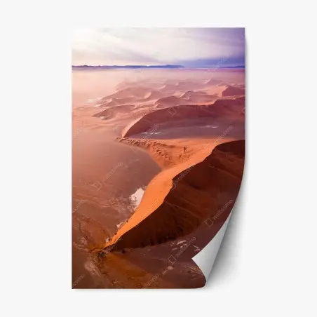 Repositionierbarer Aufkleber dünen von Sossusvlei – Wallnifity®