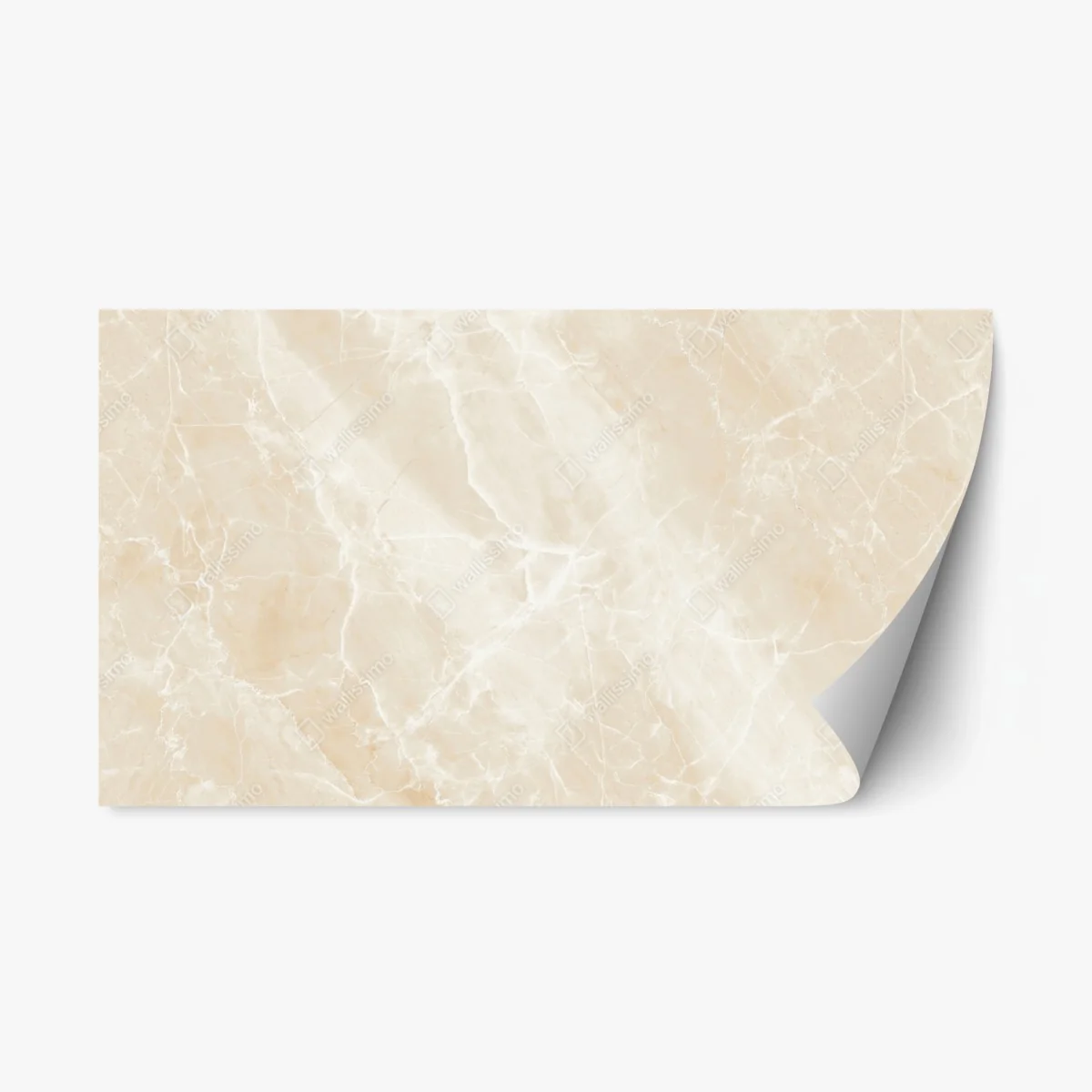 Repositionierbarer Aufkleber beige marmorstruktur mit weißen adern – Wallnifity® Repositionierbarer Aufkleber beige marmorstruktur mit weißen adern – Wallnifity®