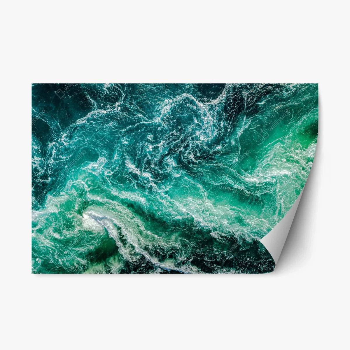 Repositionierbarer Aufkleber maelstrom bei Saltstraumen, Norwegen – Wallnifity® Repositionierbarer Aufkleber maelstrom bei Saltstraumen, Norwegen – Wallnifity®