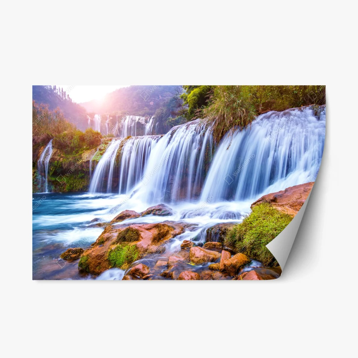 Repositionierbarer Aufkleber Jiulong wasserfall in Luoping, China – Wallnifity® Repositionierbarer Aufkleber Jiulong wasserfall in Luoping, China – Wallnifity®