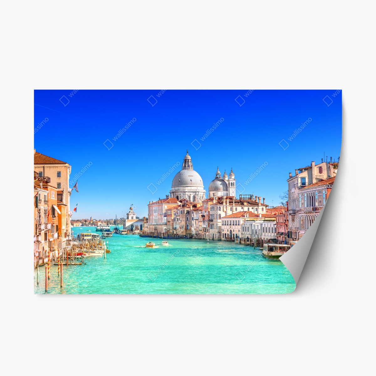 Repositionierbarer Aufkleber Venedig großer kanal panorama – Wallnifity®