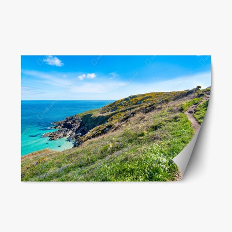 Repositionierbarer Aufkleber küstenpfad nach Hor Point, St Ives – Wallnifity®