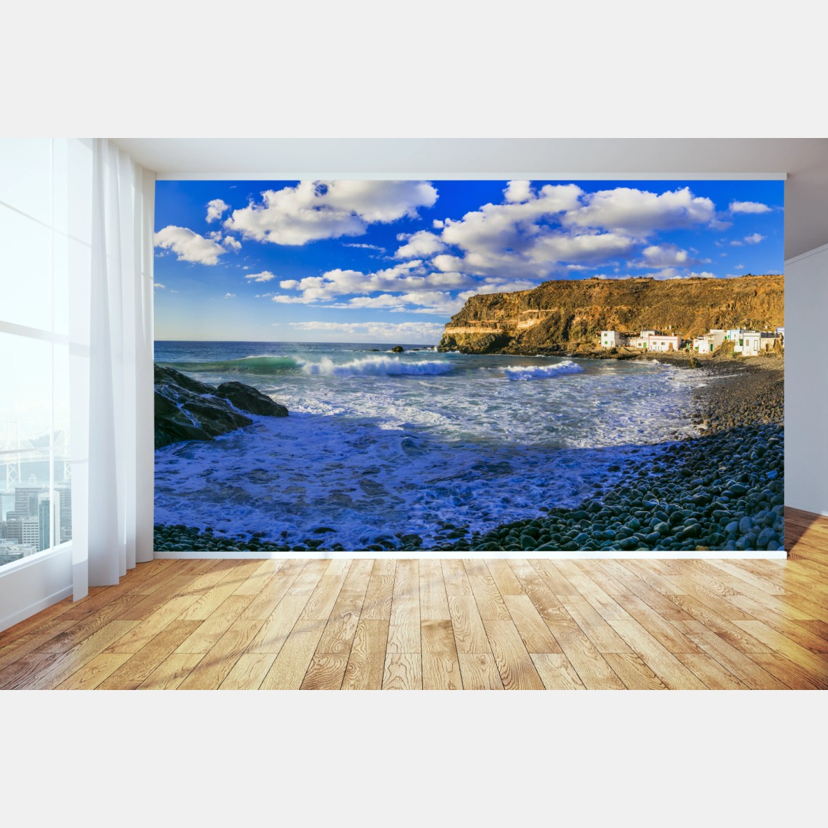 Fototapete Puertito de los Molinos küstenpanorama – Wallnifity®