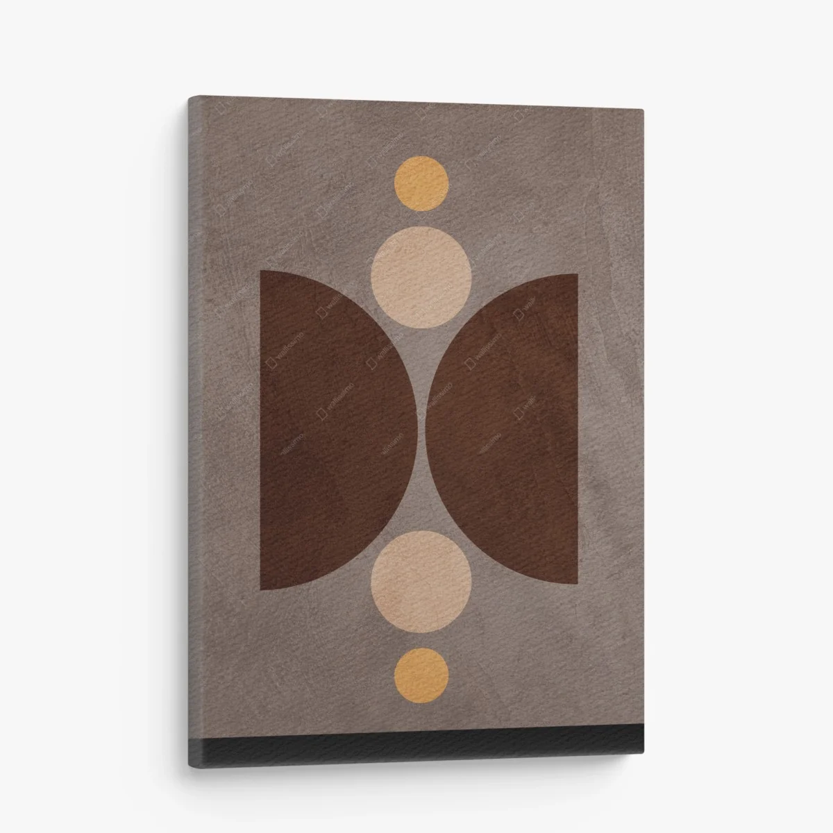 Leinwandbild erdige geometrische balance – Wallnifity® Leinwandbild erdige geometrische balance – Wallnifity®