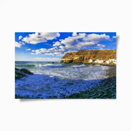 Poster Puertito de los Molinos küstenpanorama – Wallnifity®
