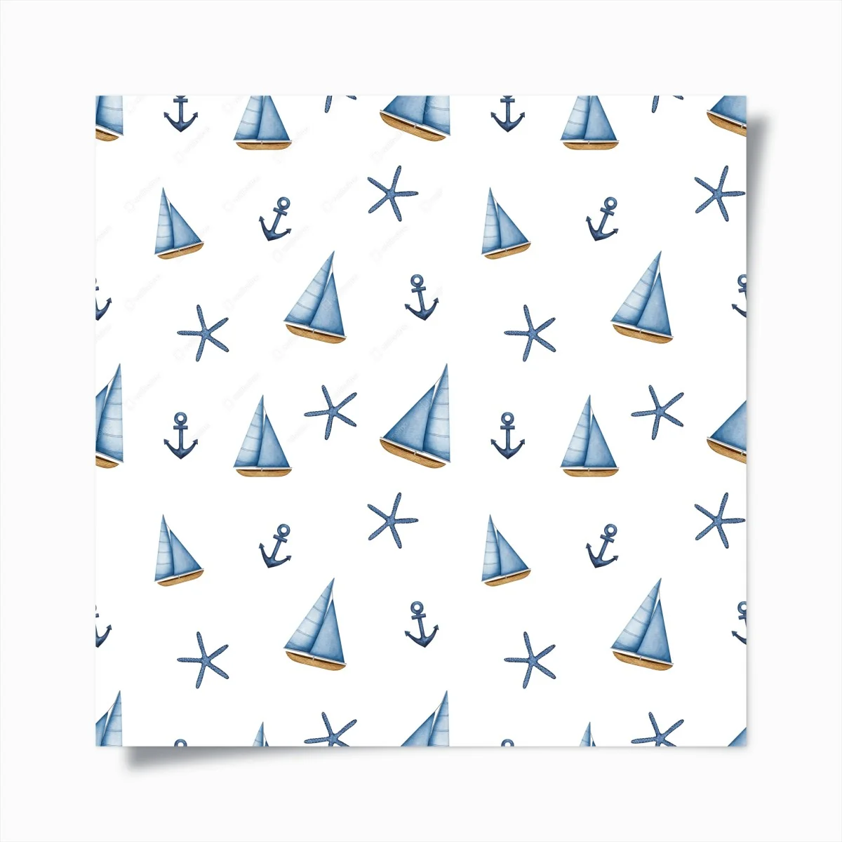 Poster aquarell maritimes segelmuster – Wallnifity® Poster aquarell maritimes segelmuster – Wallnifity®