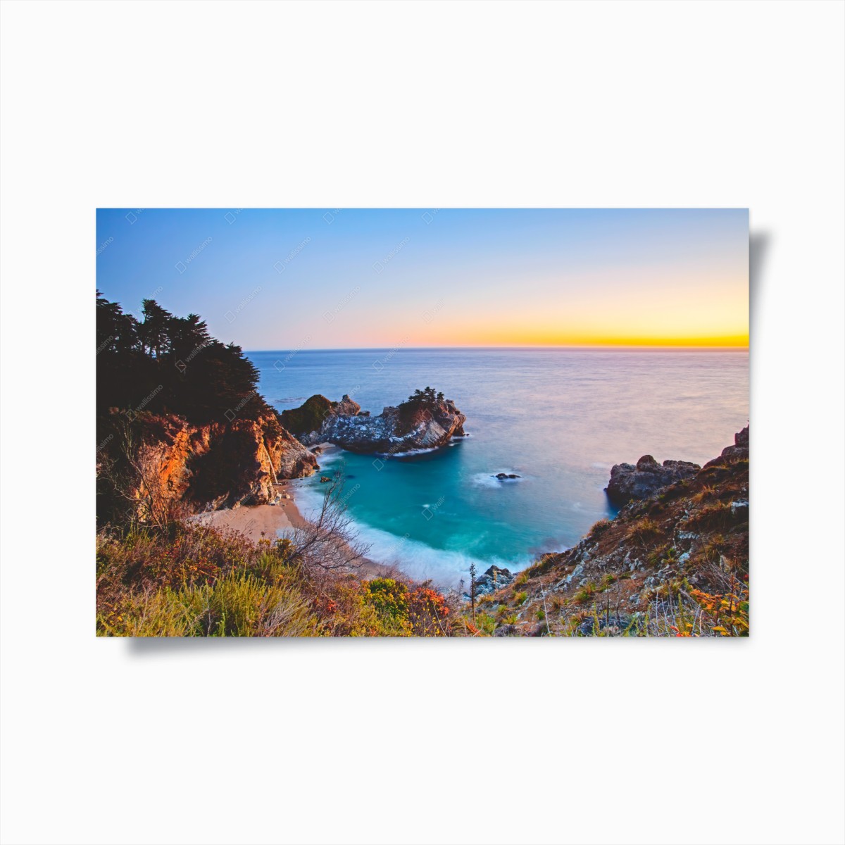 Poster türkisbucht bei sonnenuntergang – Wallnifity®