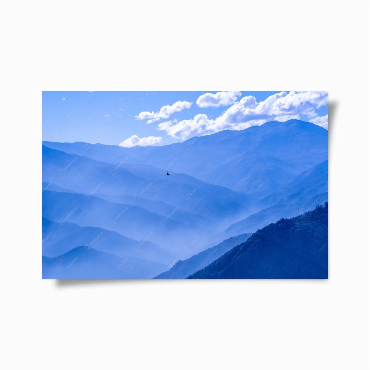 Poster ruhige blaue bergschichten – Wallnifity® Poster ruhige blaue bergschichten – Wallnifity®