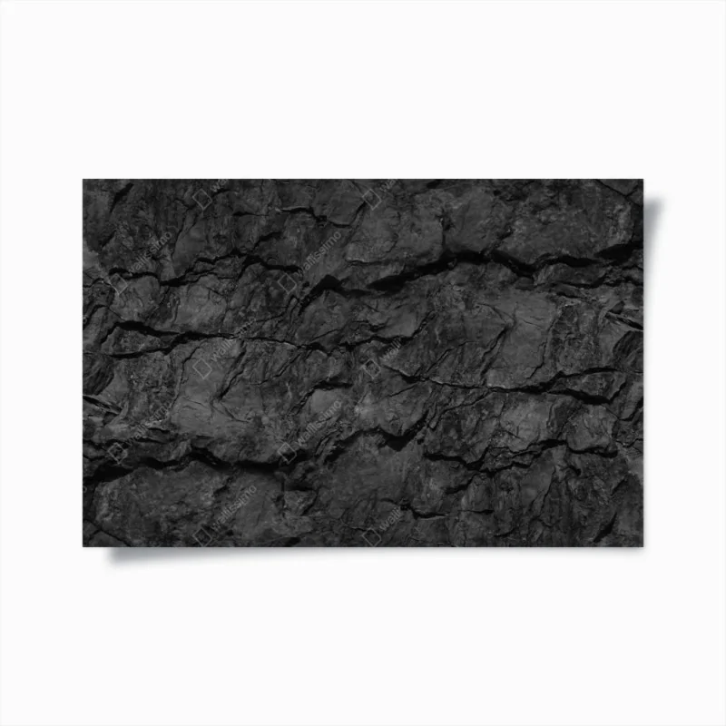 Poster dunkle felsstruktur wandbild
