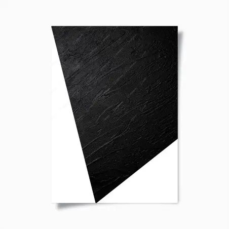 Poster schwarze betonstruktur minimalistische abstraktion – Wallnifity®