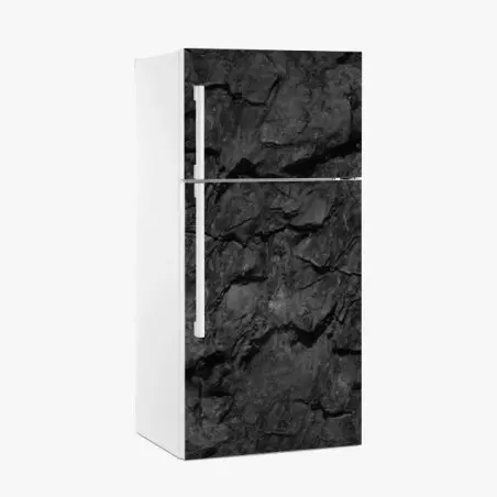 Kühlschrankaufkleber dunkle felsstruktur wandbild – Wallnifity®