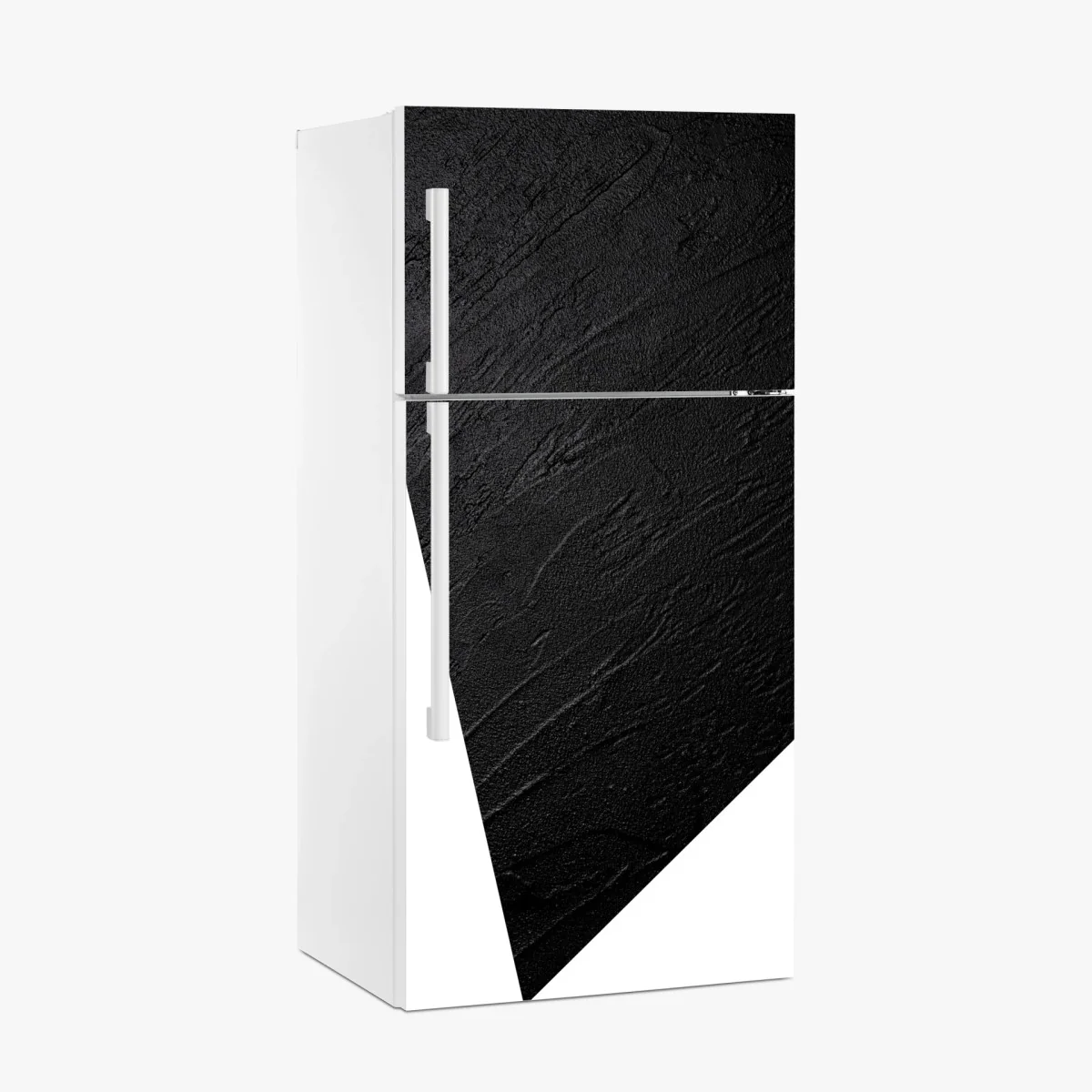 Kühlschrankaufkleber schwarze betonstruktur minimalistische abstraktion – Wallnifity® Kühlschrankaufkleber schwarze betonstruktur minimalistische abstraktion – Wallnifity®