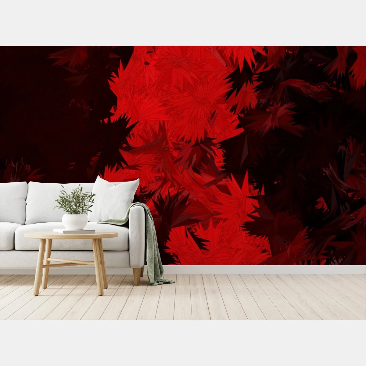 Fototapete feuriges rotes abstraktes muster – Wallnifity® Fototapete feuriges rotes abstraktes muster – Wallnifity®