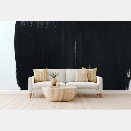 Fototapete kräftige schwarze pinselstriche – Wallnifity®