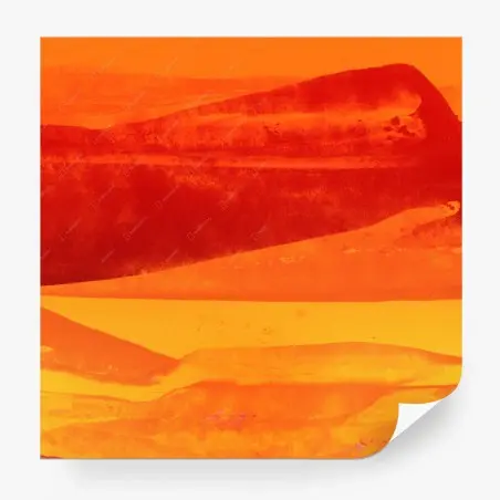 Fototapete warmer horizont abstrakte aquarell – Wallnifity®