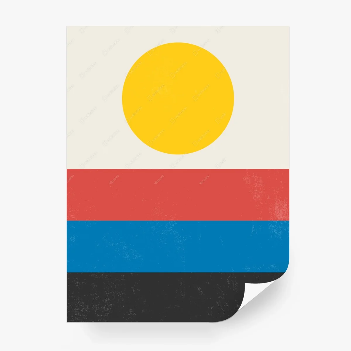 Fototapete geometrische sonne – Wallnifity®