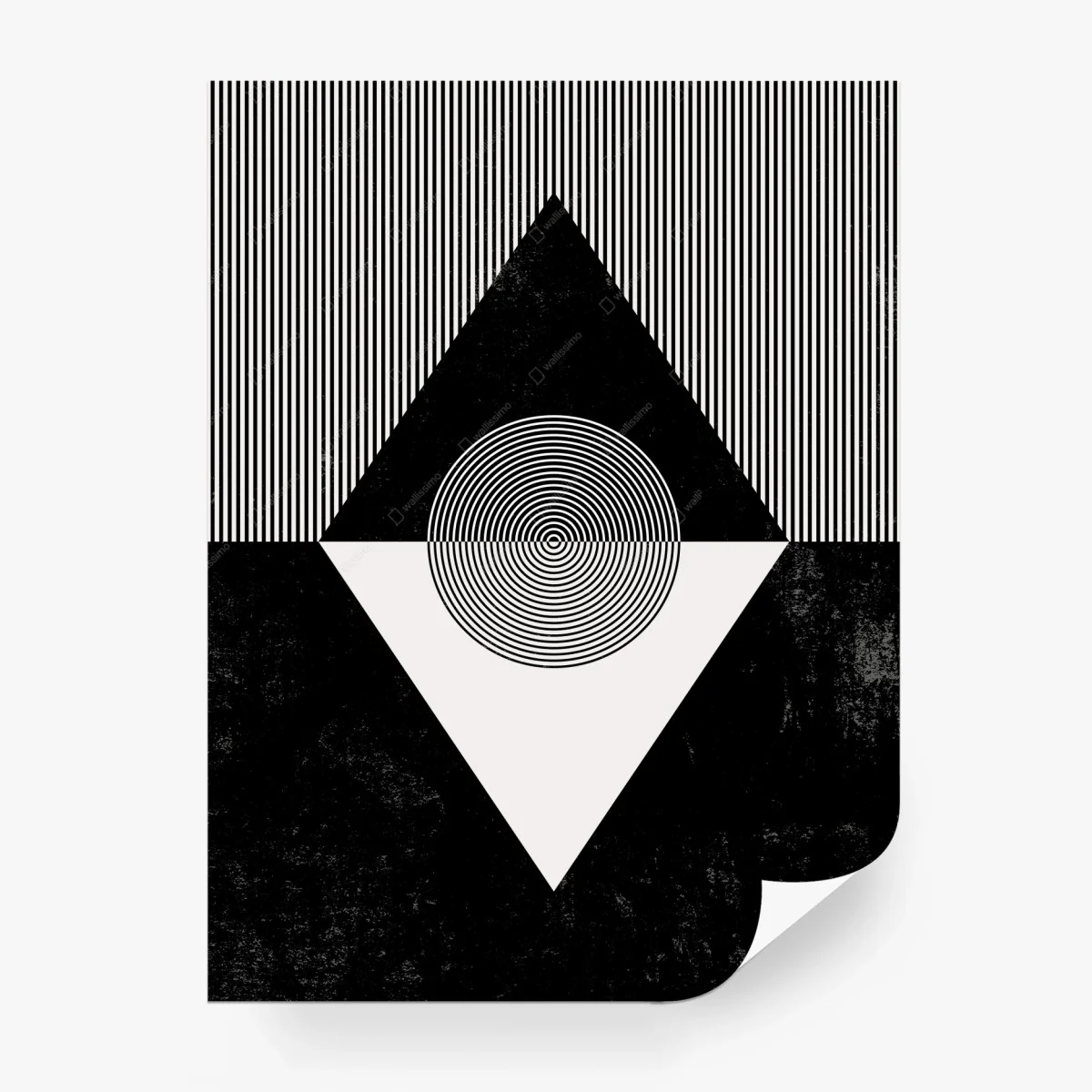 Fototapete monochrome geometrische komposition – Wallnifity® Fototapete monochrome geometrische komposition – Wallnifity®