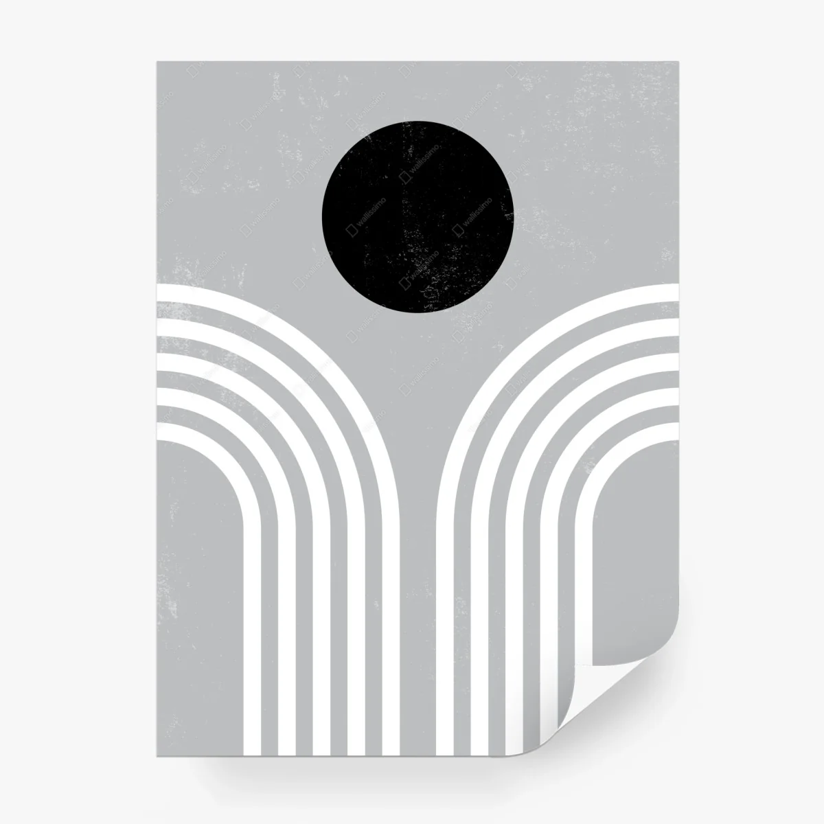 Fototapete minimalistische monochrome bögen – Wallnifity® Fototapete minimalistische monochrome bögen – Wallnifity®