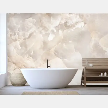Fototapete zarte beige marmorstruktur – Wallnifity®
