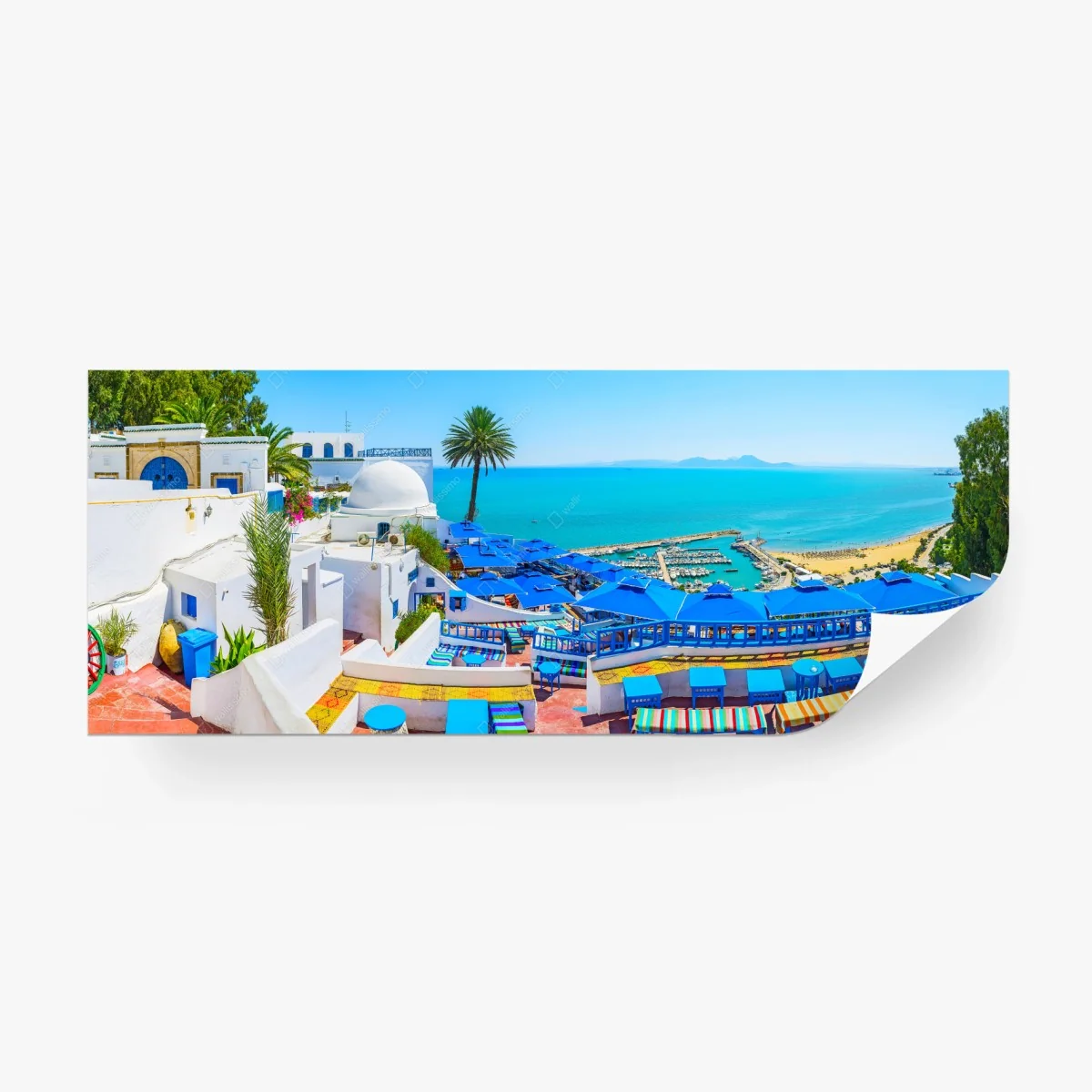Fototapete sonnenterrasse in Sidi Bou Said – Wallnifity® Fototapete sonnenterrasse in Sidi Bou Said – Wallnifity®