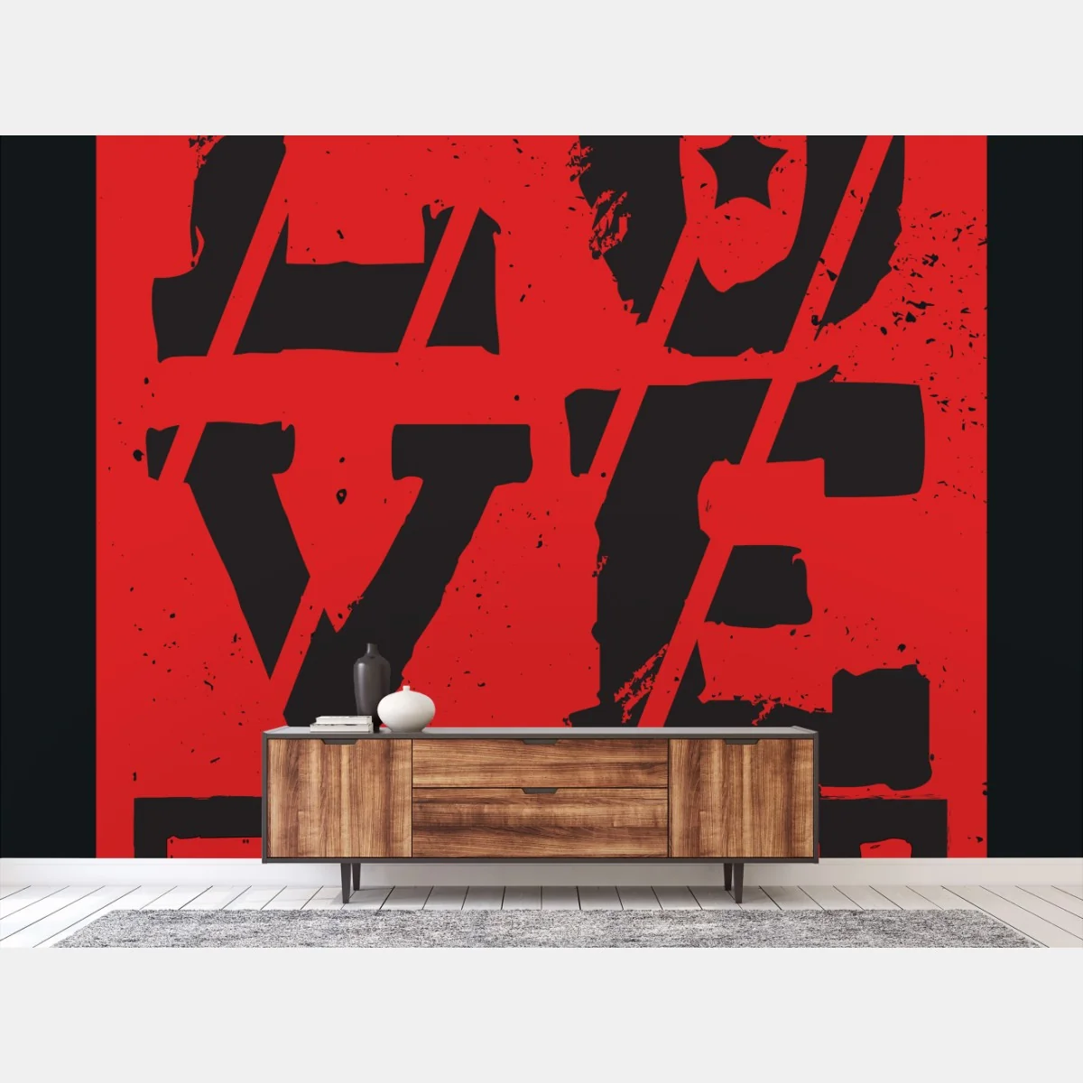 Fototapete love rock plakat – Wallnifity® Fototapete love rock plakat – Wallnifity®
