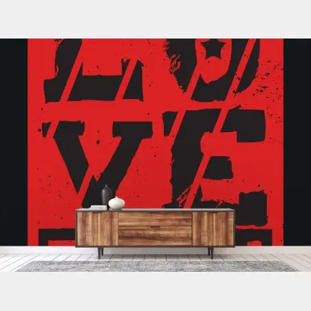 Fototapete love rock plakat – Wallnifity®