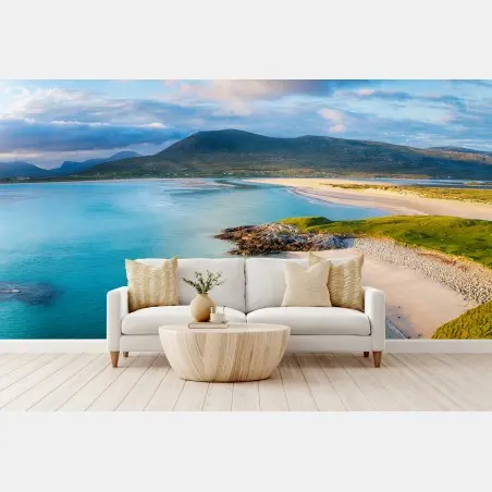 Fototapete Luskentyre strand, insel Harris – Wallnifity®