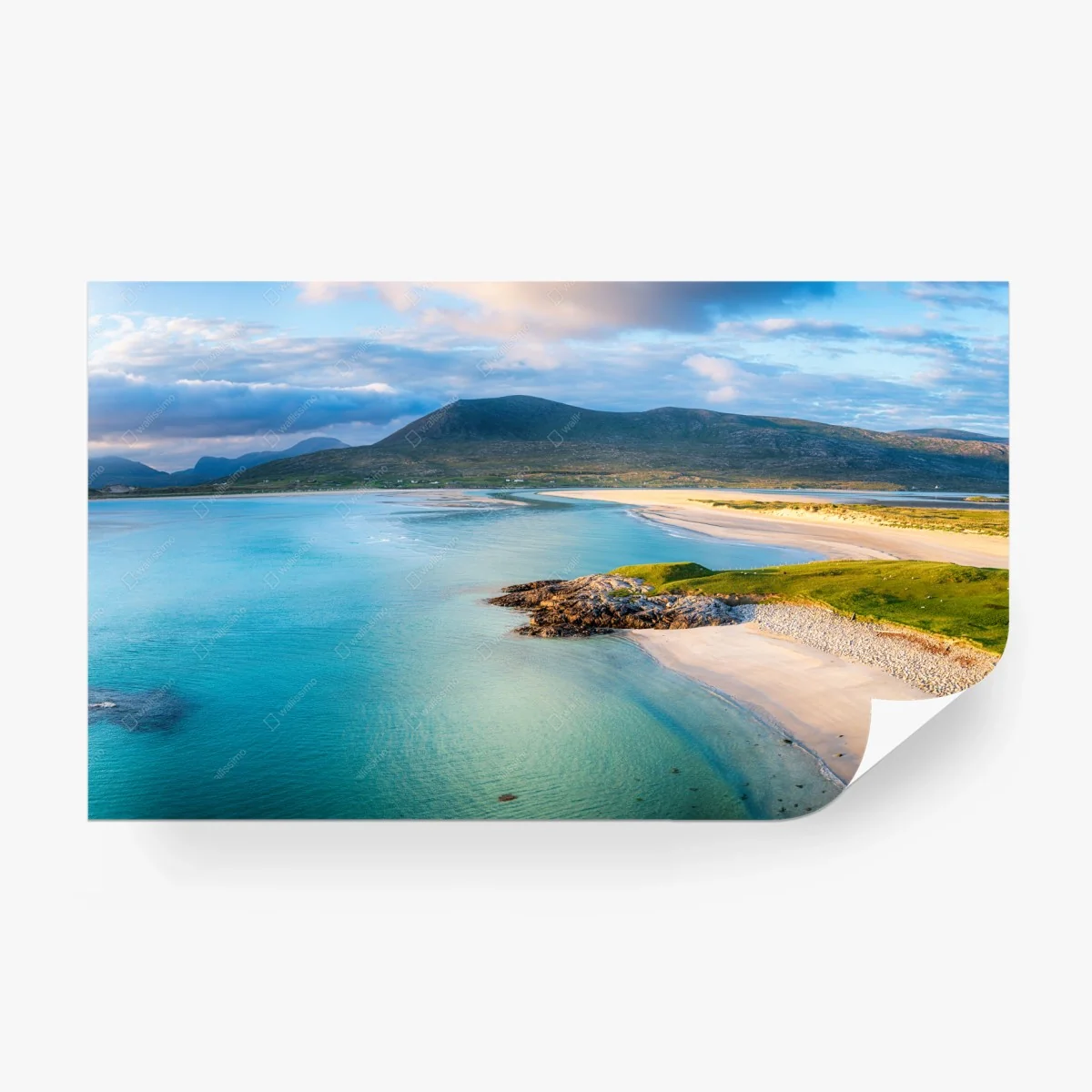 Fototapete Luskentyre strand, insel Harris – Wallnifity®