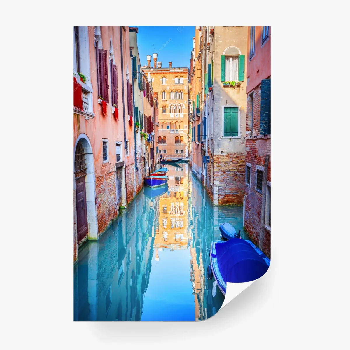 Fototapete Venedig kanal und spiegelungen – Wallnifity®