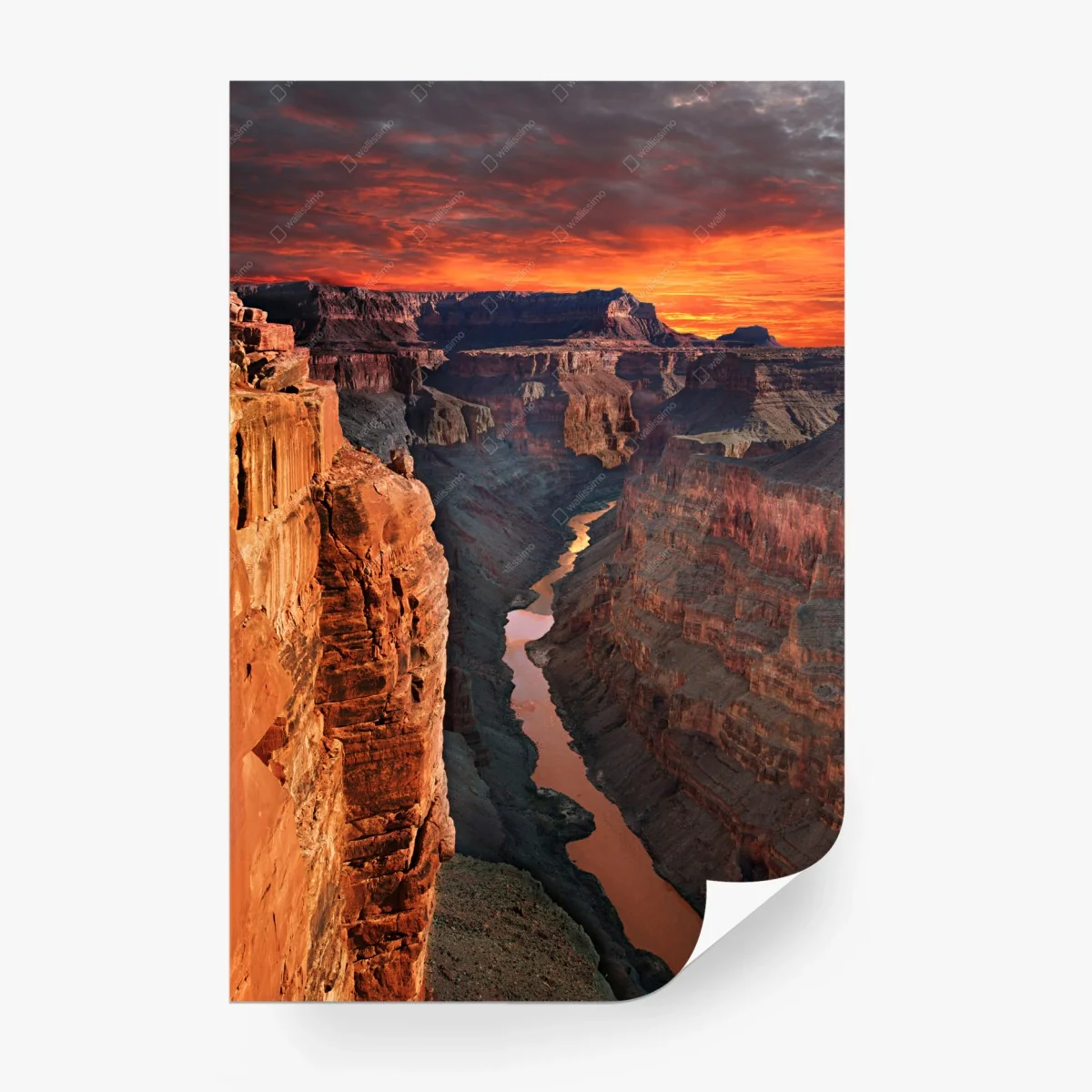 Fototapete Grand Canyon sonnenuntergang panorama – Wallnifity®