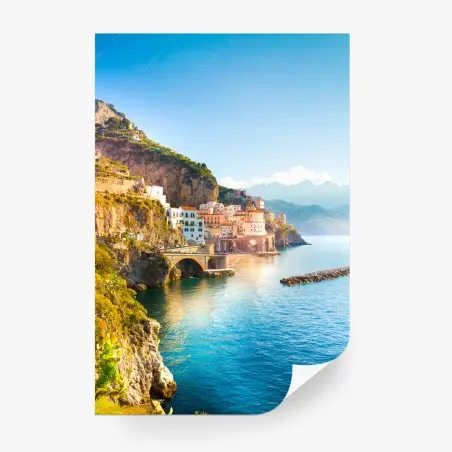 Fototapete sonnige Amalfiküste – Wallnifity®