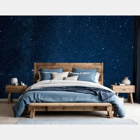 Fototapete tiefblauer sternenhimmel – Wallnifity®