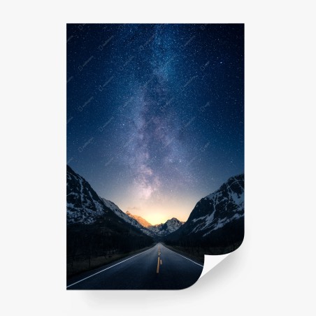 Fototapete weg zur milchstraße – Wallnifity®
