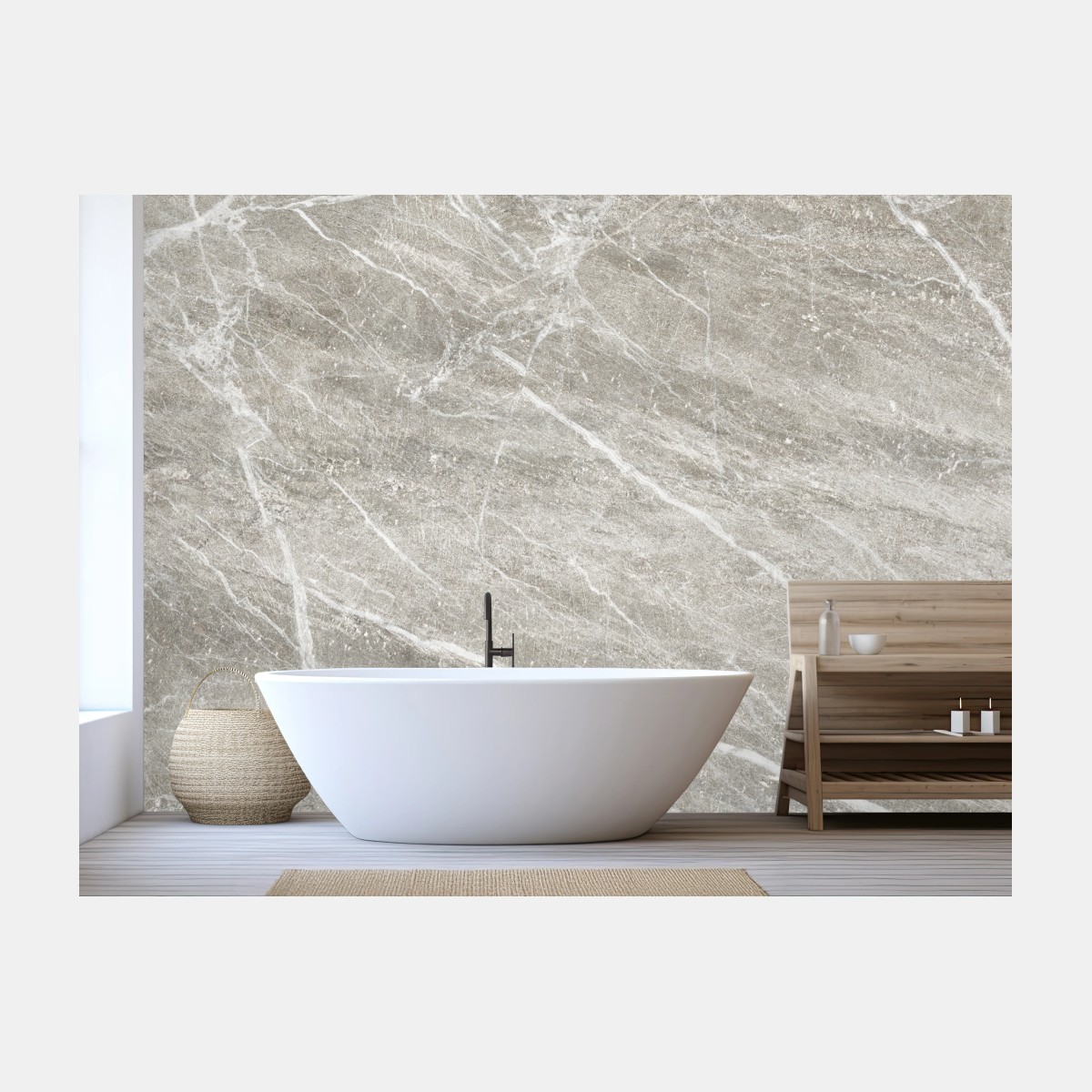 Fototapete elegante graue marmortextur – Wallnifity®