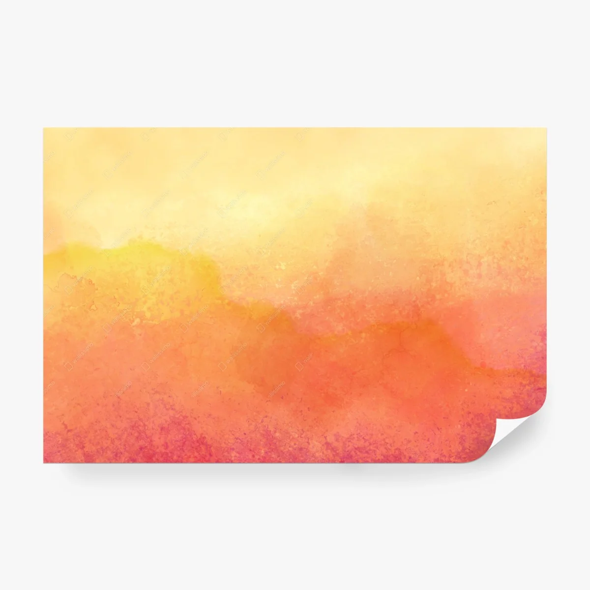 Fototapete warme aquarell-abstraktion – Wallnifity® Fototapete warme aquarell-abstraktion – Wallnifity®