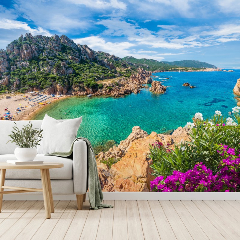 Fototapete türkisbucht bei Costa Paradiso – Wallnifity® Fototapete türkisbucht bei Costa Paradiso – Wallnifity®