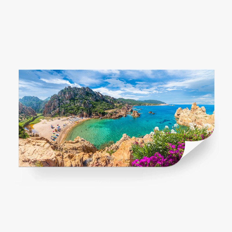 Fototapete türkisbucht bei Costa Paradiso – Wallnifity® Fototapete türkisbucht bei Costa Paradiso – Wallnifity®