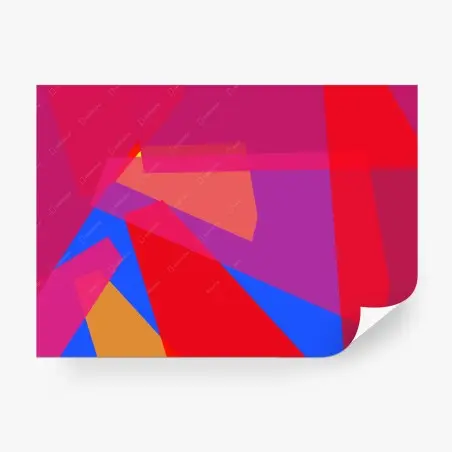 Fototapete lebhafte geometrische abstraktion – Wallnifity®