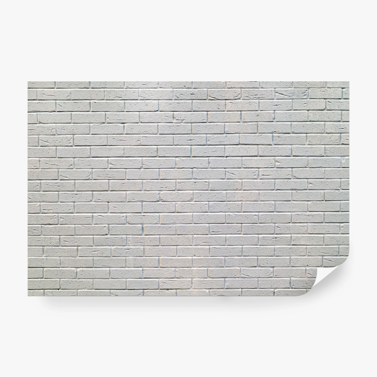 Fototapete weiße ziegelwandtextur – Wallnifity®