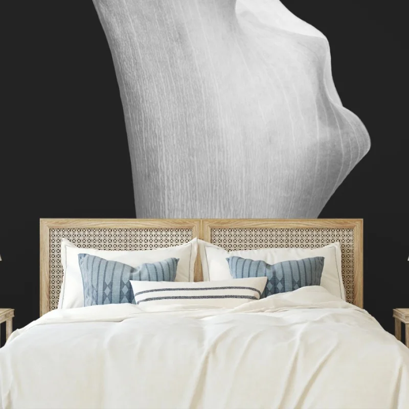 Fototapete anmutige calla in graustufen – Wallnifity®