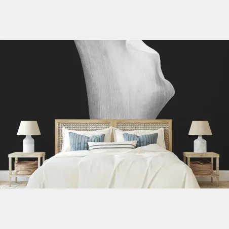 Fototapete anmutige calla in graustufen – Wallnifity®