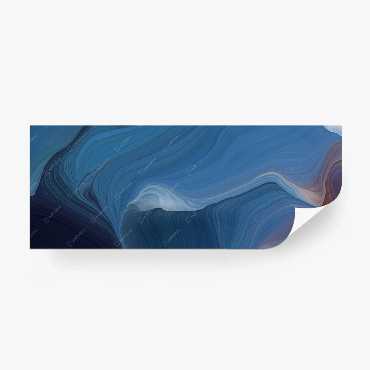 Fototapete blauer fluss abstraktes wandbild – Wallnifity® Fototapete blauer fluss abstraktes wandbild – Wallnifity®