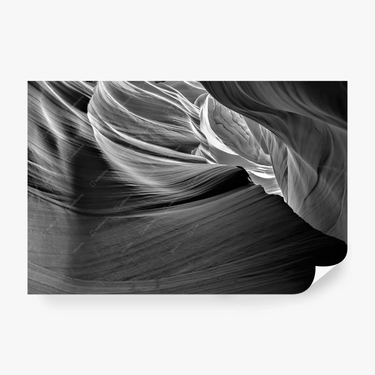 Fototapete monochrome schluchtenformen – Wallnifity® Fototapete monochrome schluchtenformen – Wallnifity®